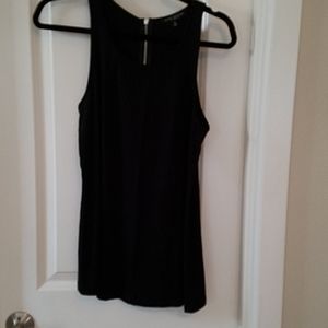 Black sleeveless summer top